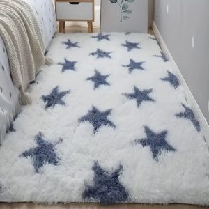 1pc Soft Fluffy Shag Area Rugs For Living Room, Shaggy Floor Carpet For Bedroom, Plush Rugs For Bedroom, Bedroom Beside Rugs, Home Decor Rugs, Cute Luxury Non-slip Machine Washable Carpet